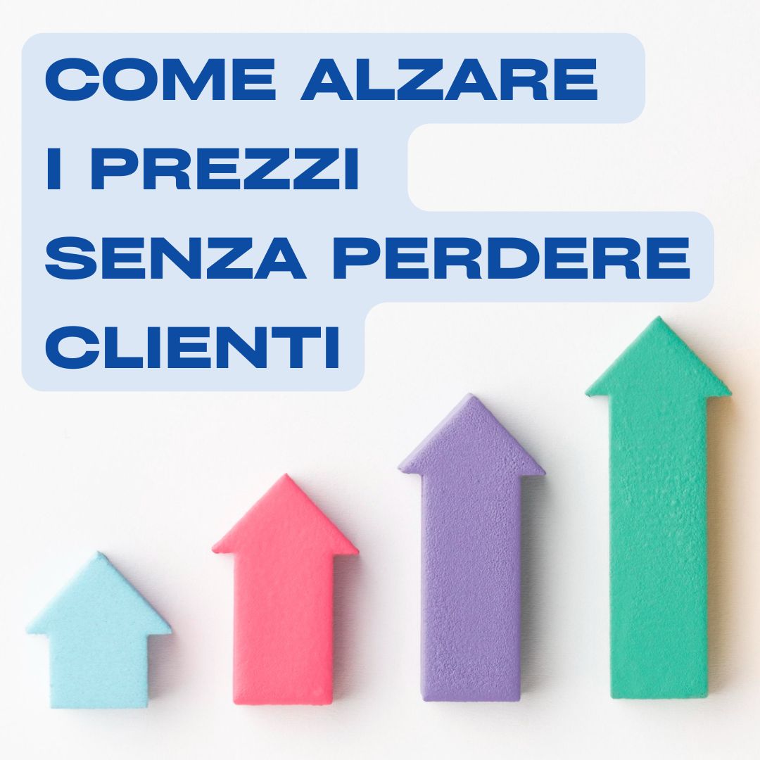 prodotto come alzare i prezzi audio training